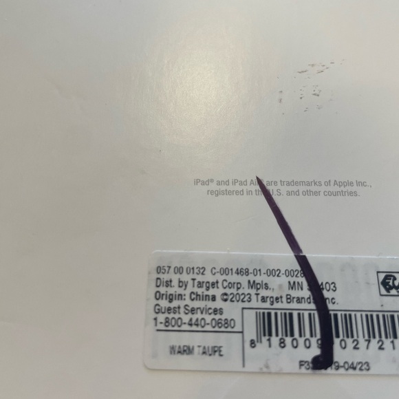 Heyday Folio Case For Apple iPad  10.2” And iPad Air 10.5” Taupe Stylus Holder - Picture 7 of 7